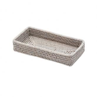 パリのコンランショップ購入しっかりと編まれた大きめのバンブーラタントレー RATTAN まとめてカート