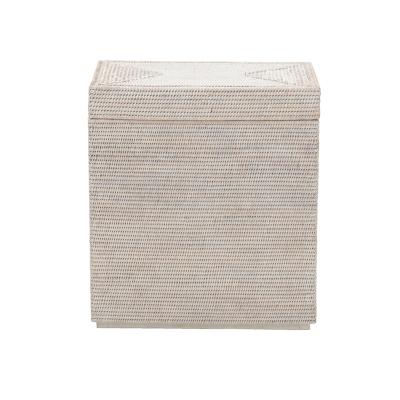 BAOLGI/LAUNDRY BOX WITH COVER WHITE