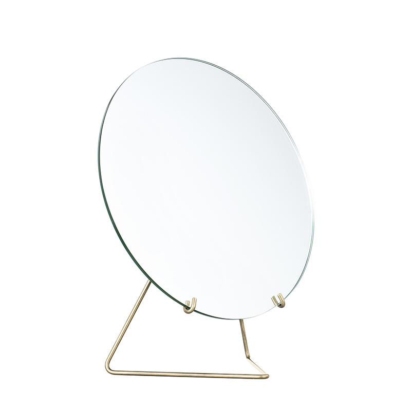 MOEBE/MIRROR 30CM BRASS