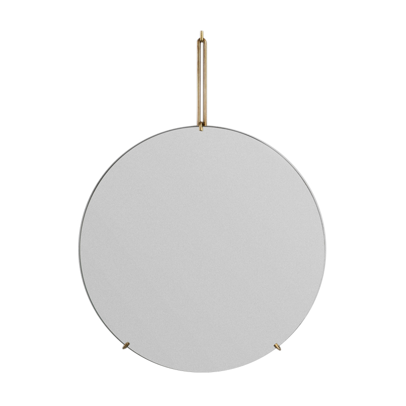 MOEBE WALL MIRROR 50CM BRASS