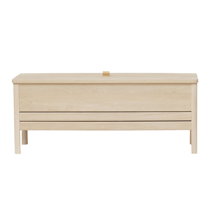 FORM&REFINE(フォーム&リファイン)エーライン ストレージ ベンチ ホワイトオーク W111