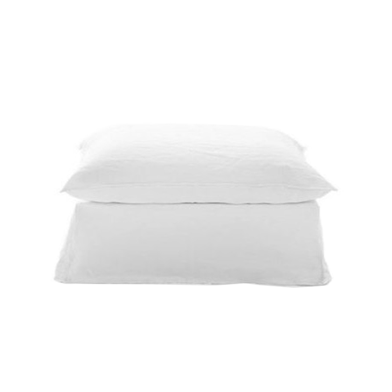GHOST 06P OTTOMAN LINO BIANCO