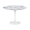 SAARINEN ARABESCATO DINING TABLE  ROUND 1070 WHITE