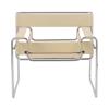 Knoll(ノル)WASSILY(ワシリー)ラウンジチェア カウハイド ホワイトベージュ