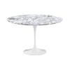 SAARINEN ARABESCATO DINING TABLE ROUND 1200 WHITE