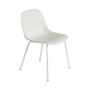 FIBER SIDE CHAIR TUBE BASE WHITE