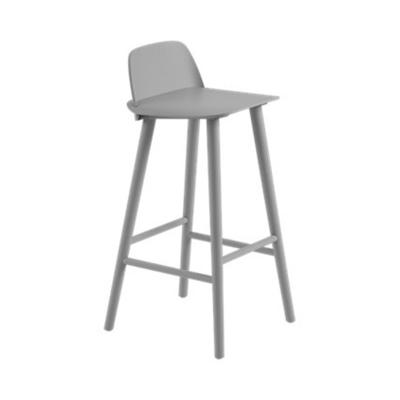 32063 NERD BAR STOOL H75 GREY