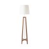 CROSS FLOOR LIGHT STAND DARK  SHADE WHITE