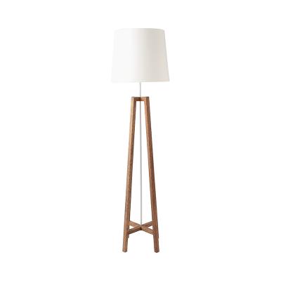 CROSS FLOOR LIGHT STAND DARK SHADE WHITE