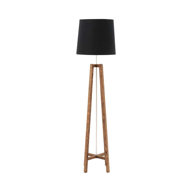 CROSS FLOOR LIGHT STAND DARK SHADE BLACK
