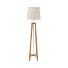 CROSS FLOOR LIGHT STAND NATURAL SHADE WHITE