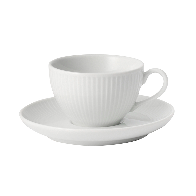 PLISSE TEA CUP&SAUCER 180ML