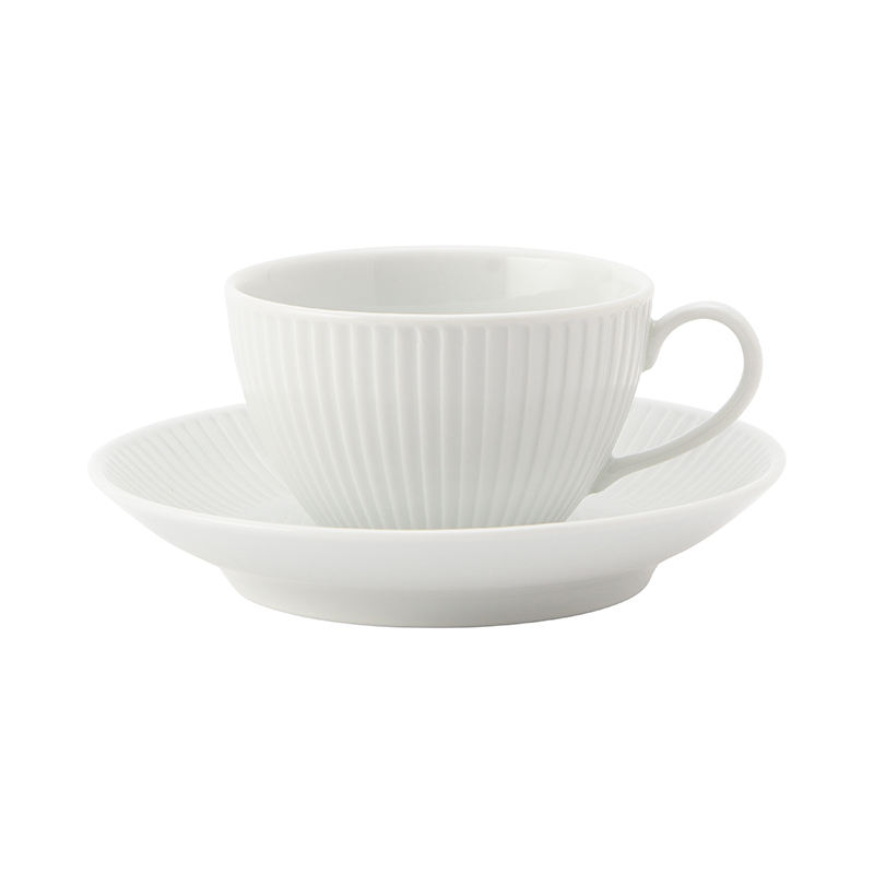 PLISSE BREAKFAST CUP&SAUCER 290ML