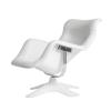 KARUSELLI LOUNGE CHAIR WHITE LEATHER