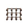 TRADITIONAL WINERACK COMPANY 9 BOTTLES DARK OAK