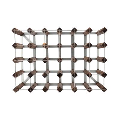 TRADITIONAL WINERACK COMPANY 30 BOTTLES DARK OAK