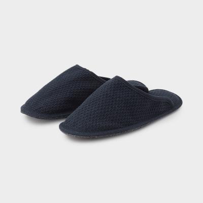 Le Clare（レ・クラレ）スリッパ コットン ブルー サイズ 42 (26cm)