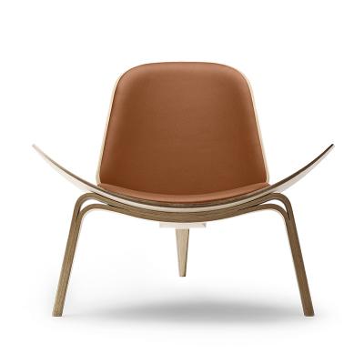 CARL HANSEN & SØN(カール・ハンセン&サン) CH07 シェルチェア オーク THOR307 ライトブラウンレザー