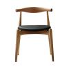 CARL HANSEN&SON(カール・ハンセン&サン)CH20 エルボーチェア オーク オイル ブラックレザー