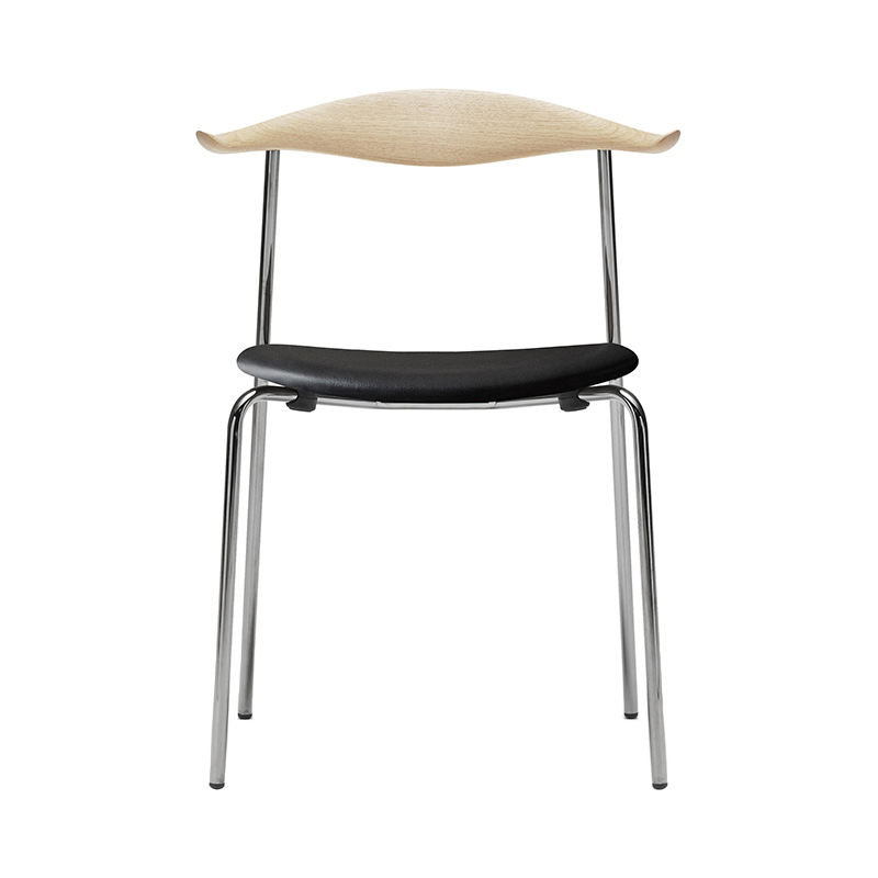 CARL HANSEN&SON(カール・ハンセン&サン)CH88P チェア オーク ソープ ブラックレザー ステンレスレッグ