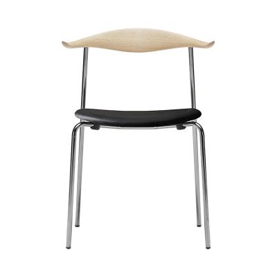 CARL HANSEN＆SON（カール・ハンセン&サン）CH88P チェア オーク ソープ ブラックレザー ステンレスレッグ