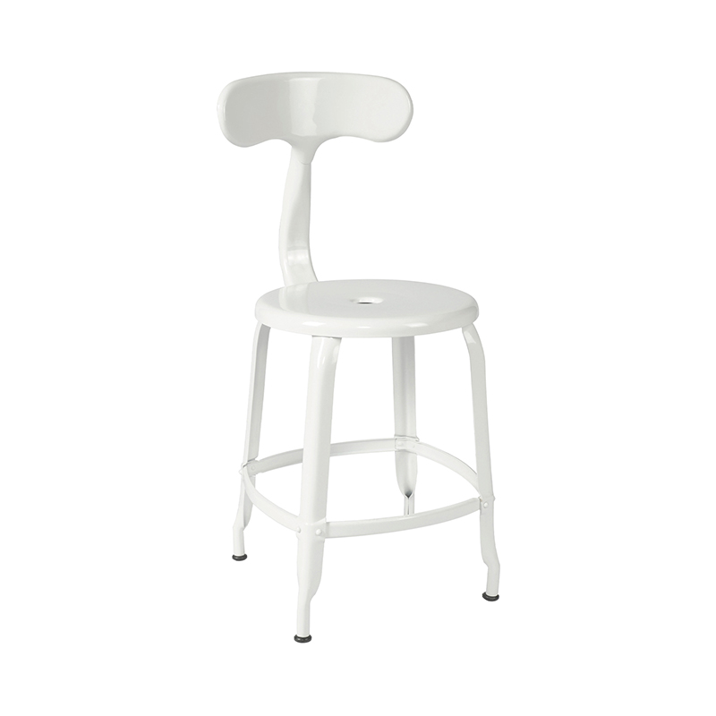 NICOLLE CHAIR H45 WHITE