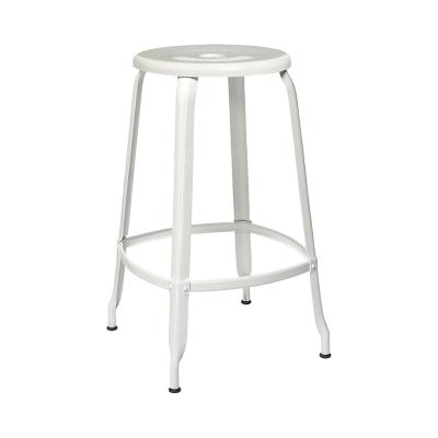 NICOLLE STOOL H65 WHITE