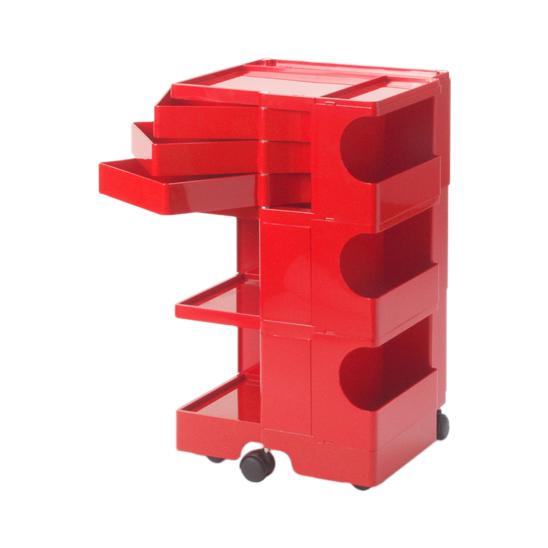 BOBY WAGON ボビーワゴン 3段3トレイ RED