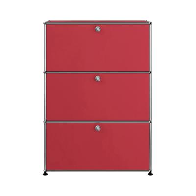 USM(ユーエスエム)JPQS001 キャビネット USMルビーレッド