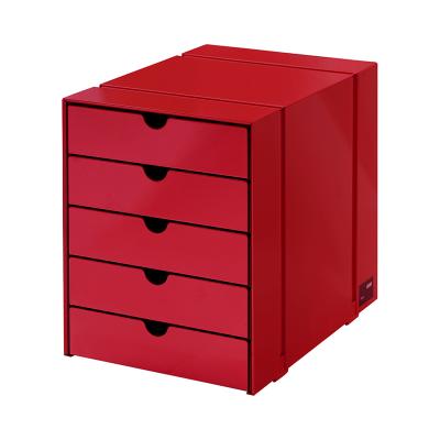 USMイノス ボックスセット 5ドロワー USMルビーレッド