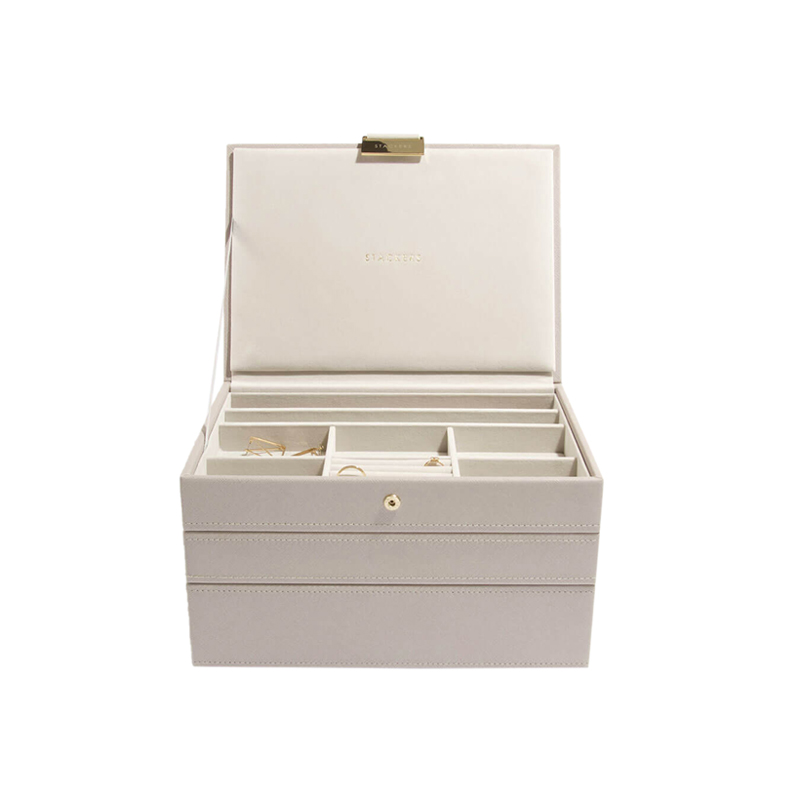 Stackers Classic Jewelry Box Taupe 3set アクセサリー ケース トレイ The Conran Shop コンランショップ The Conran Shop