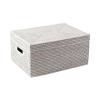 BAOLGI RECT BOX WITH COVER WHITE