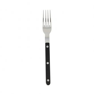 SABRE BISTROT BLACK TABLE FORK SHINY