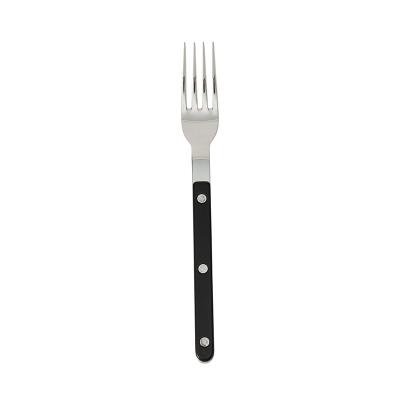 SABRE BISTROT BLACK TABLE FORK SHINY