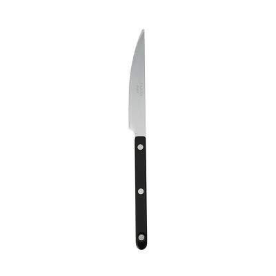 SABRE BISTROT BLACK TABLE KNIFE SHINY