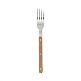 SABRE BISTROT TEAK TABLE FORK SHINY
