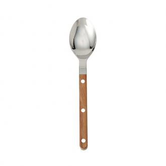 SABRE BISTROT TEAK DESERT SPOON SHINY
