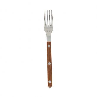 SABRE BISTROT TEAK SALAD FORK SHINY