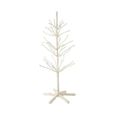 TIGRE BROCANTE WRAPPED WIRE TREE WHITE H90cm