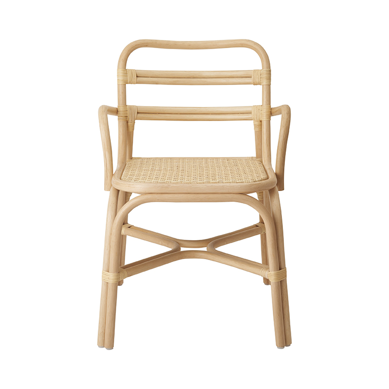 TOU(トウ)SR(エスアール)サイドチェアアーム ナチュラル