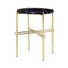 GUBI(グビ)TS SIDE TABLE(TS サイドテーブル)ブラスベース ブラックマルキーナマーブル φ40