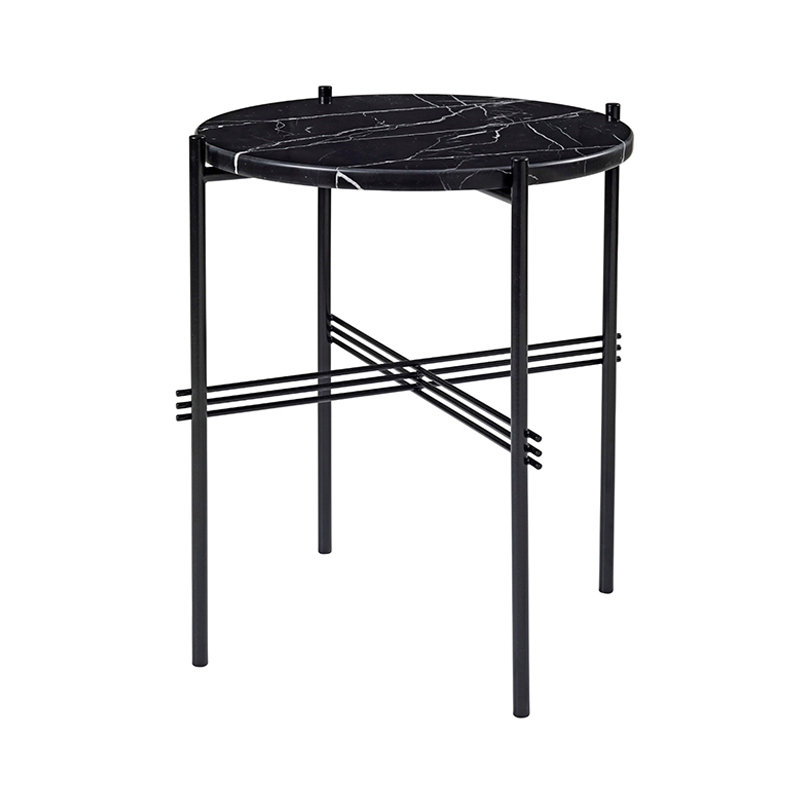 GUBI(グビ)TS SIDE TABLE(TS サイドテーブル)ブラックベース ブラックマルキーナマーブル
