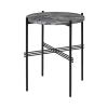 GUBI(グビ)TS SIDE TABLE(TS サイドテーブル)ブラックベース グレーエンパラドールマーブル φ40R MARBLE