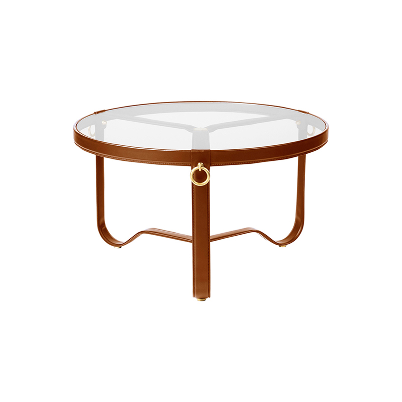 GUBI(グビ)ADNET COFFEE TABLE(アドネ コーヒーテーブル)タンレザーφ70