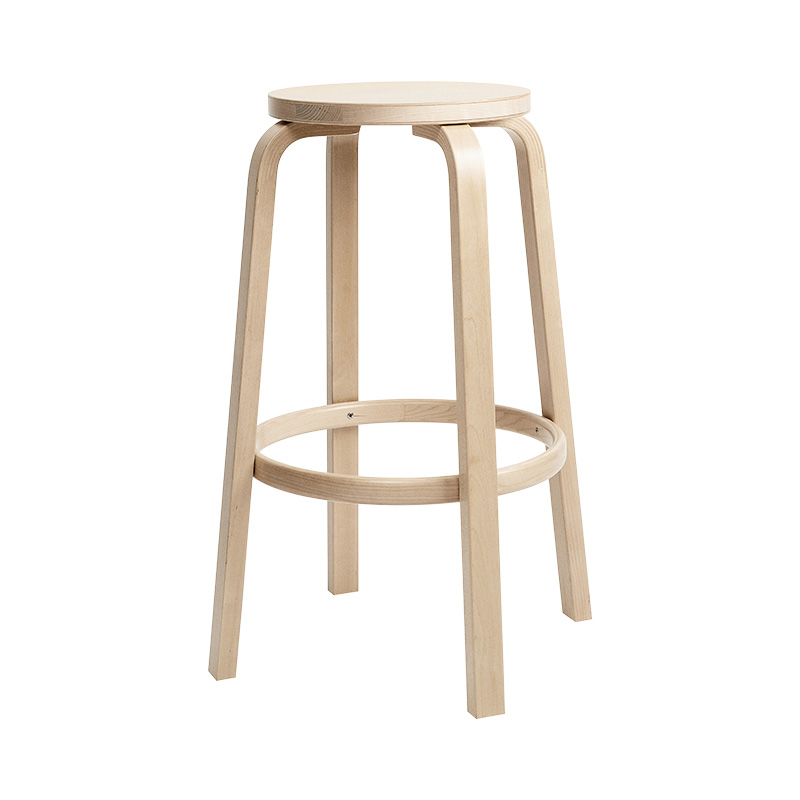 Artek(アルテック)64 バースツール ナチュラル ラッカー H 75cm