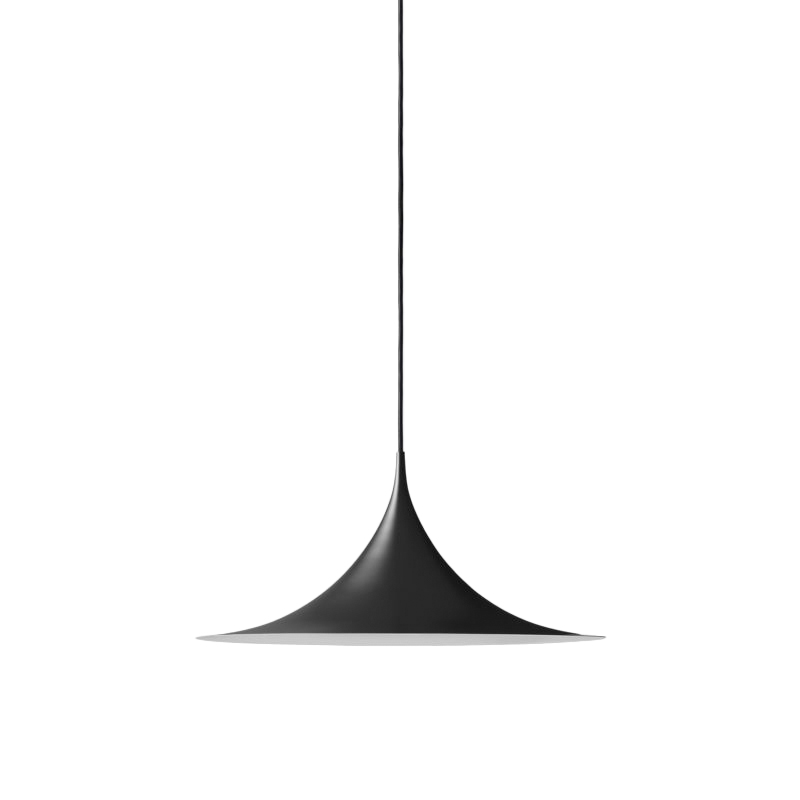 SEMI PENDANT φ47 BLACK SEMI MATT