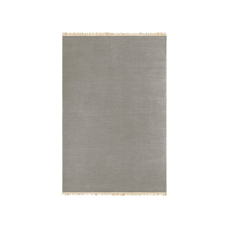 VINTAGE NATURAL FRINGES 180X240 L.BROWN