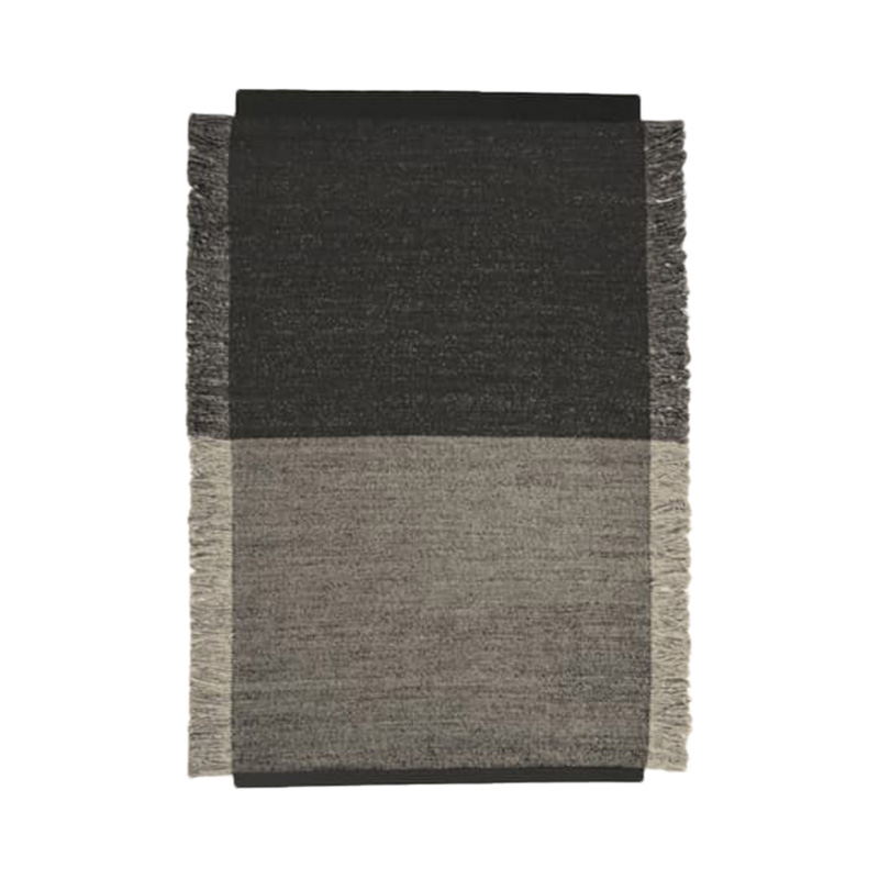 KVADRAT FRINGE 200X300 BLACK