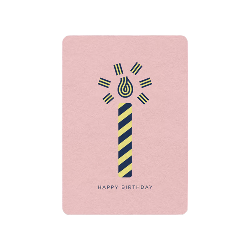 PAPIER TIGRE(パピエ・ティグル)A6 ポストカード ハッピーバースデー