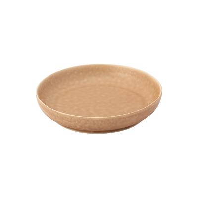 yumiko iihoshi porcelain(ユミコ イイホシ ポーセリン)ReIRABO ラウンドプレート S warm soil brown